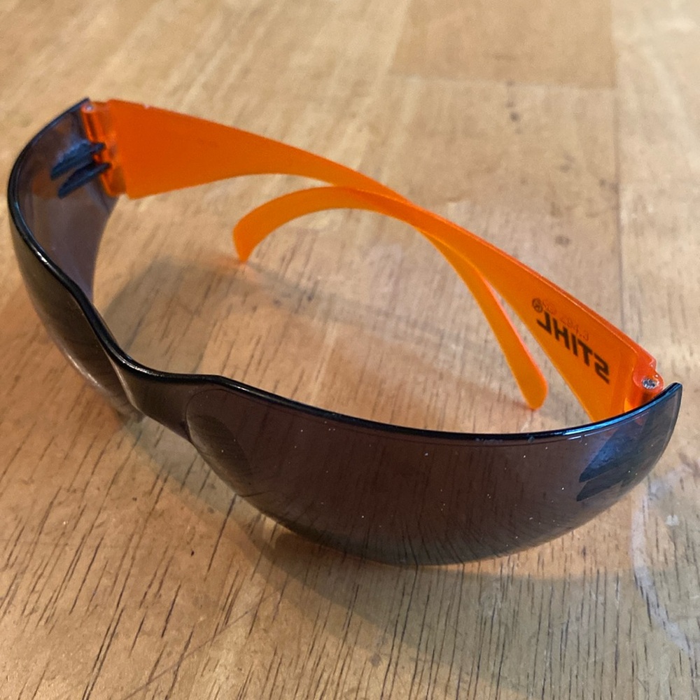 GENUINE STIHL SAFETY GLASSES in pre-owned condition